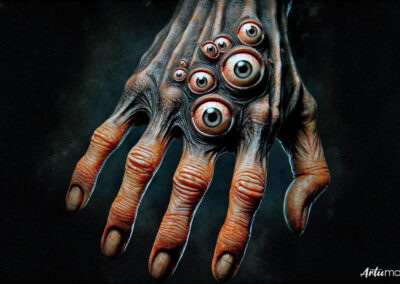 Eyeball Infected Hand