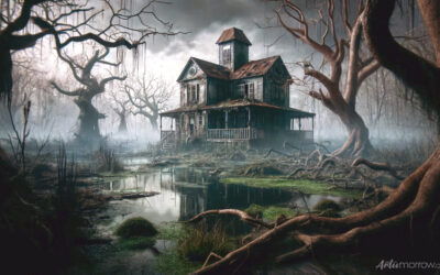 Haunted House In Swamp