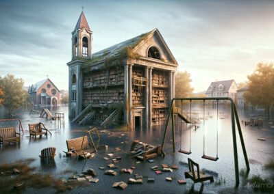 Flooded Library