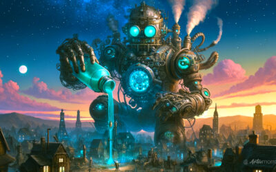 Steampunk Robot Giant