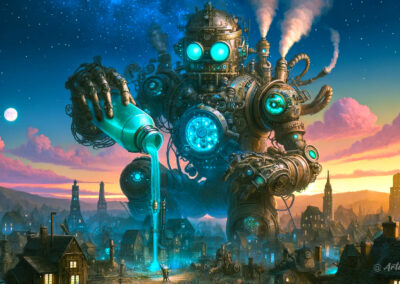 Steampunk Robot Giant