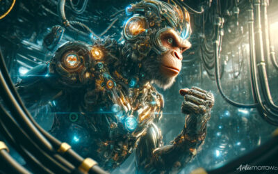 Cyber Chimp AI Art Prompt