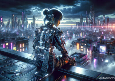 Cybergoth AI Art Prompt