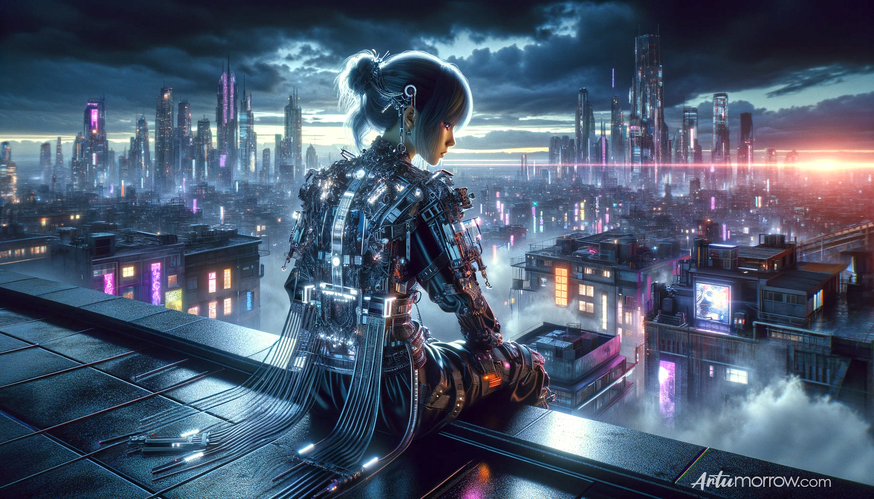 Cybergoth AI Art Prompt