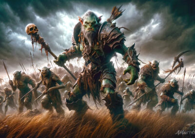 Goblin Orc Army AI Art Prompt